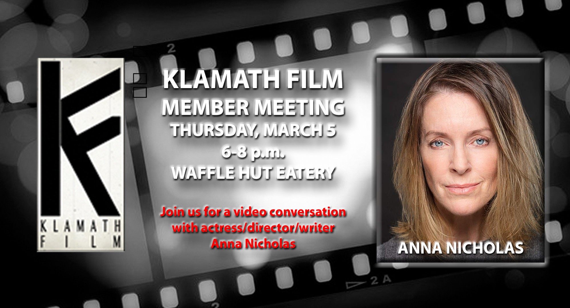 March member meeting features chat with Anna Nicholas