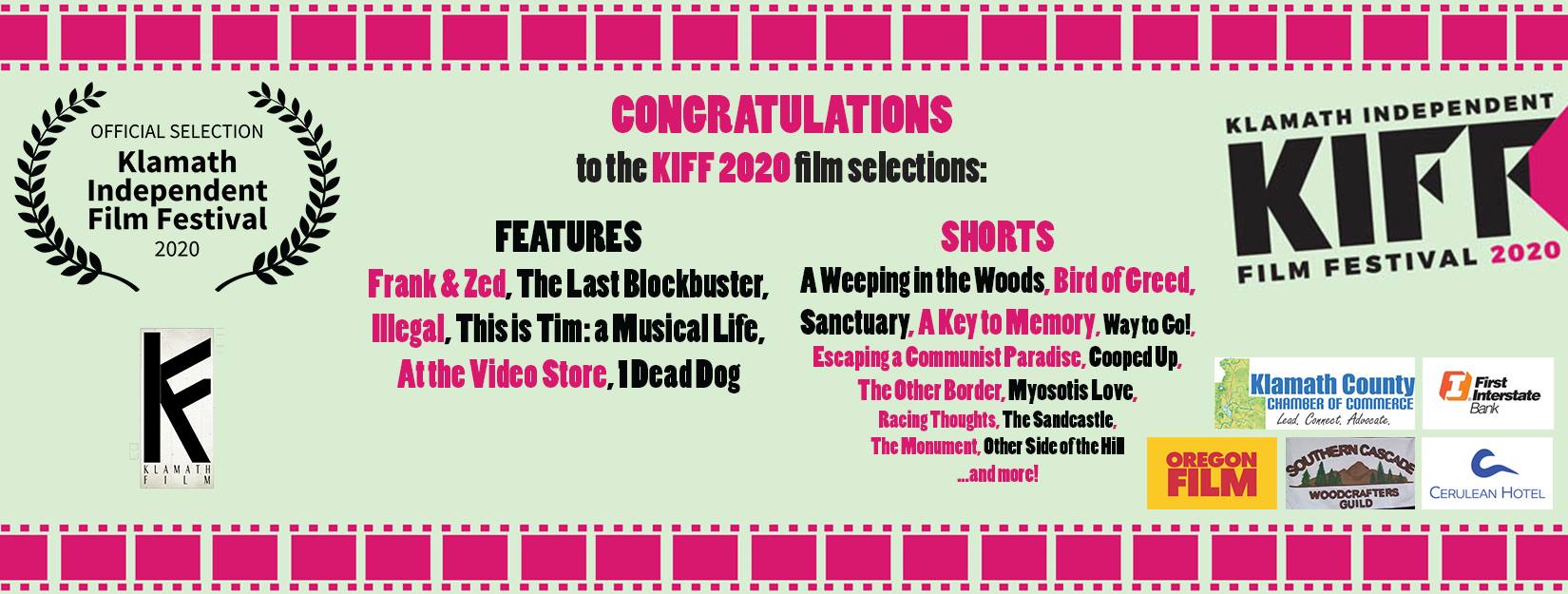 Five features, 30 short films selected for Klamath Independent Film Festival