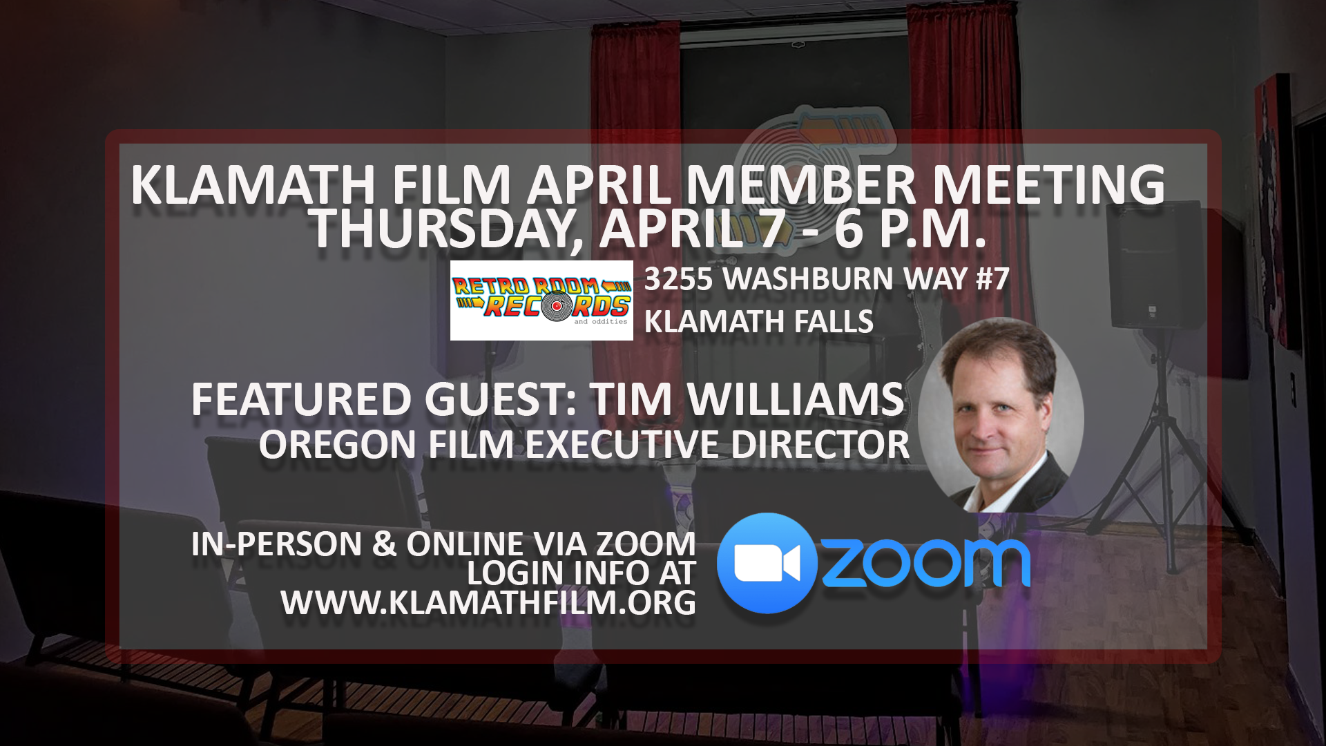 Oregon Film executive director featured guest at April member meeting
