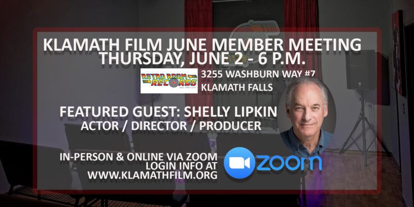 Veteran Hollywood actor Shelly Lipkin featured guest at June member meeting