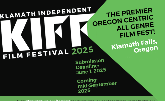 Submissions for the 2025 Klamath Independent Film Festival open Feb. 1